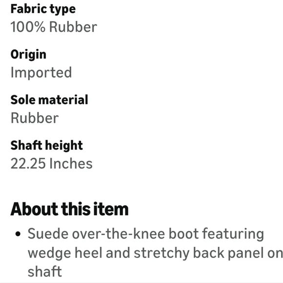 Stuart Weitzman Demiswoon Over The  the-Knee Wedge Boots sz 9 - Picture 13 of 14